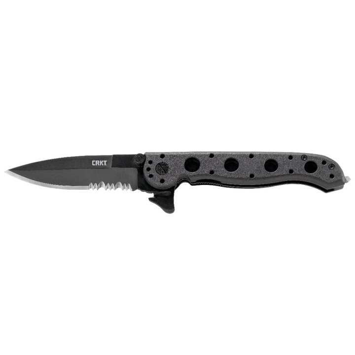 Columbia River Knife and Tool Kés M16-13ZLEK, lándzsahegy, 85,73 mm, fekete