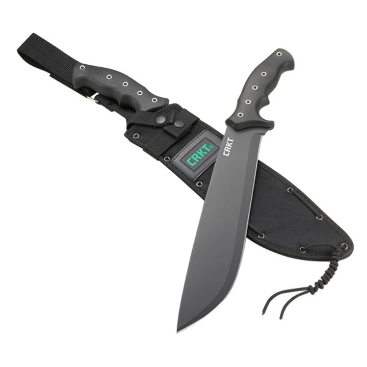 Maceta, Columbia River Knife and Tool, otel, maner cauciuc, cu teaca, 304.8 mm, negru