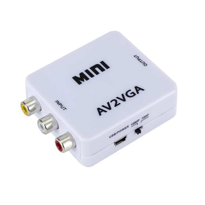 AV към VGA преобразувател с аудио адаптер