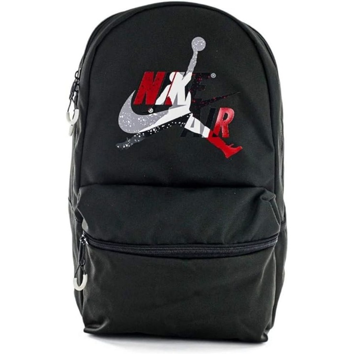 Rucsac clasic, Nike Air Jordan Jumpman, negru, poliester