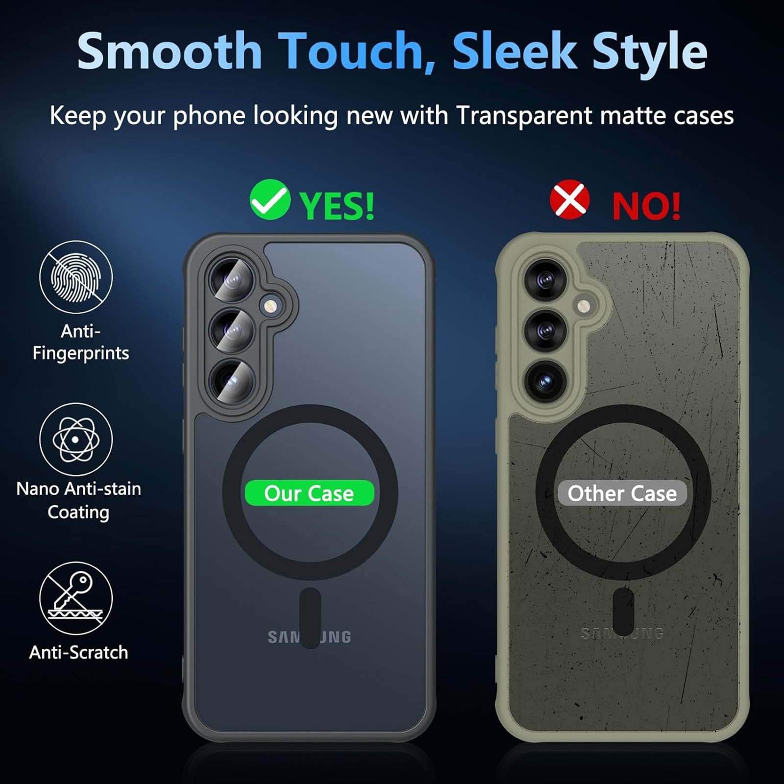 Husa de protectie pentru Samsung Galaxy S23 Plus, SINBINTA, Cu laveta, Airbag incorporat, Rezistent la cadere, Antisoc, Anti alunecare, Usor de instalat, Portabil, Senzatie de piele inghetata, Moale, TPU/PC/Magnet, Negru