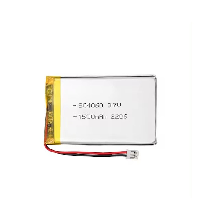Литиева батерия 3,7 V 1500 mAh Модел 504060, със защитна верига, акумулаторна, съвместима с Bluetooth и TWS слушалки, висока издръжливост