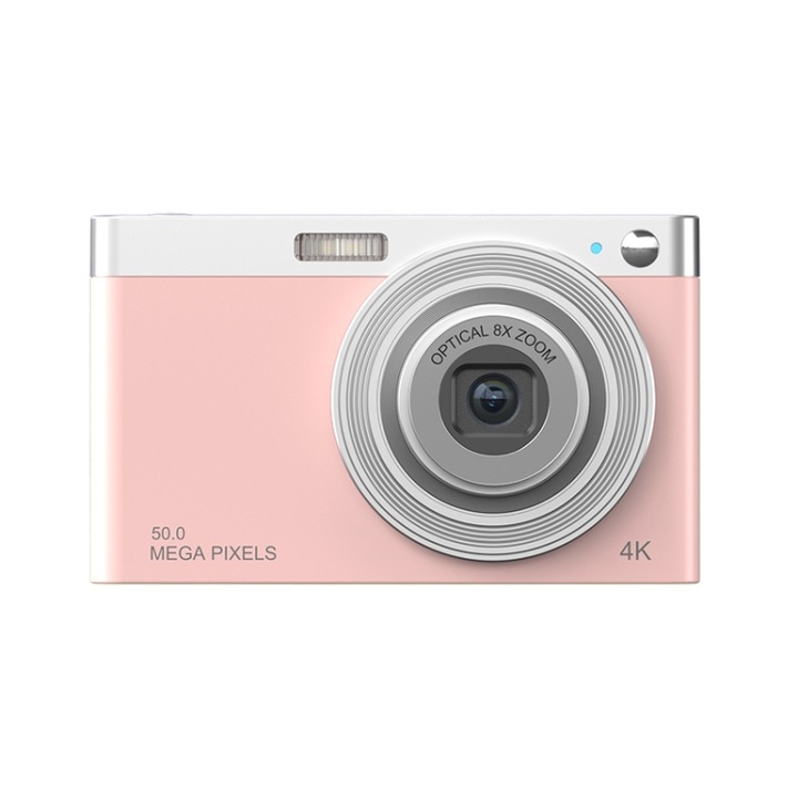 Camera foto digitala pentru copii, Ecran de 2.88 inch, 4K, 8X Zoom, Video HD