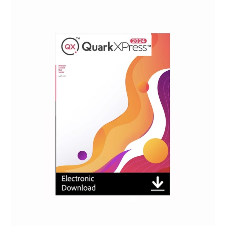 QuarkXPress 2024, постоянен търговски лиценз, 1 PC/Mac устройство