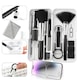 Kit Multifunctional de Curatare Produse Electronice 18 in 1, NUODWELL, Pentru Laptop, Tastatura, Telefon, Casti, Camera Foto, 13x6x2.8cm, ABS, Alb