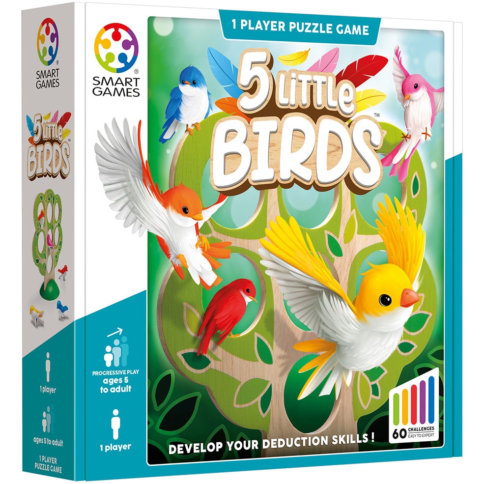 Игра Smart Games - 5 Little Birds, lb. РУМЪНСКИ - eMAG.bg