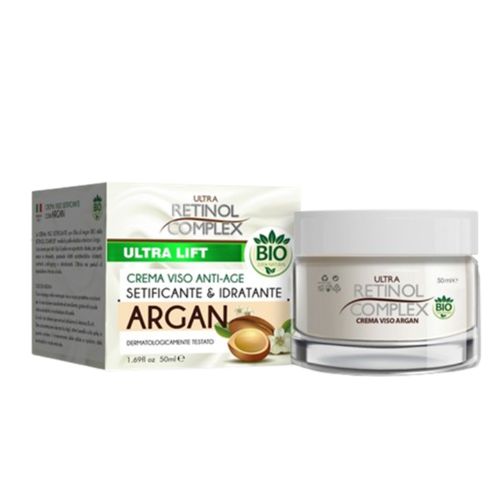 SILKY ARCKRÉM argánolajjal és bio jojobaolajjal, Ultra Retinol Complex, 50 ml