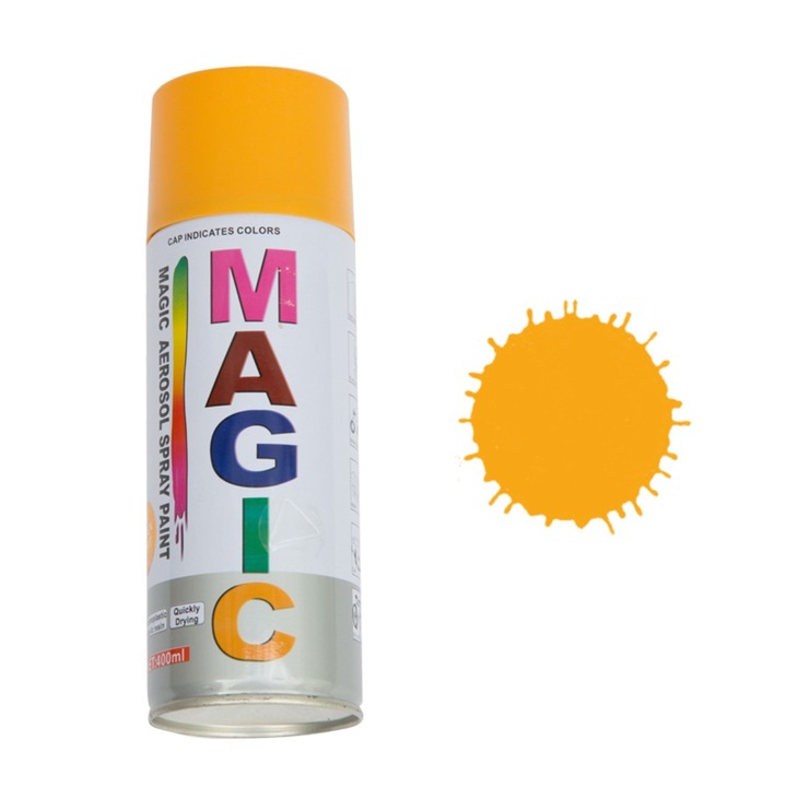 Spray vopsea MAGIC Galben sport