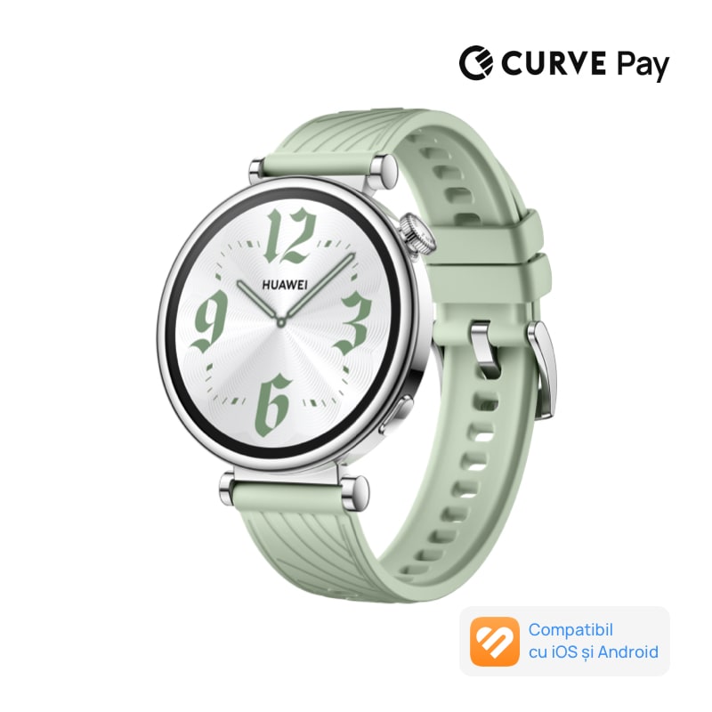 HUAWEI WATCH GT 4 グリーン Smartwatch Huawei Watch GT 4, 41mm Stainless Steel Case with Green