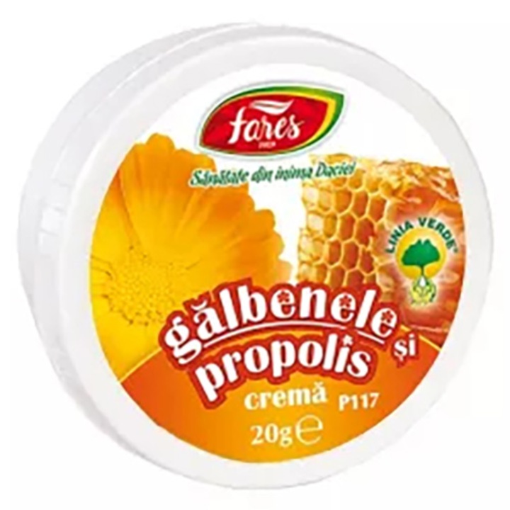 Crema Galbenele si Propolis, Fares, 20 g