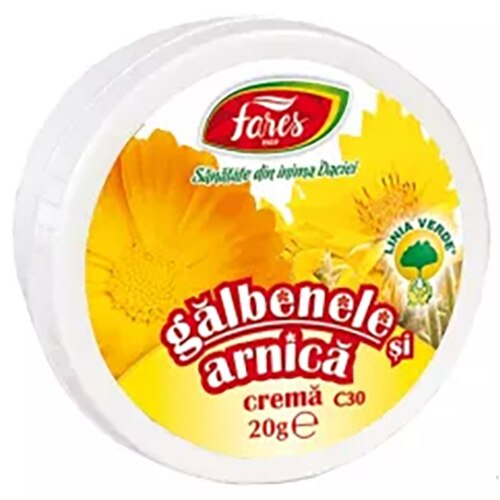 Crema Galbenele si Arnica, Fares, 20 g