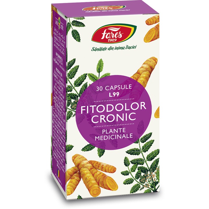 Fitodolor Cronic, 30 capsule, Fares