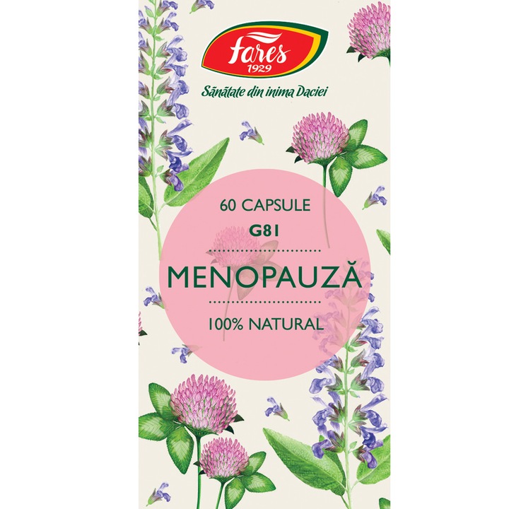 Menopauza, Fares, 60 capsule
