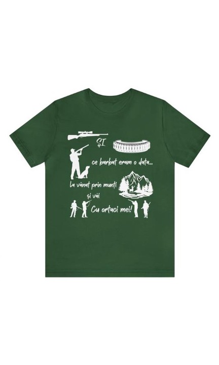 Vadászpóló - Puska és széles öv #2 92, Zöld