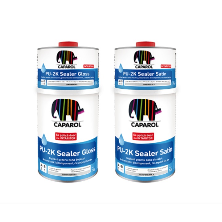 Sigilant poliuretanic, bi-component Caparol PU-2K Sealer Satin 1kg