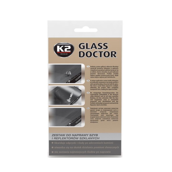 Kit reparatie parbriz K2 GLASS DOCTOR