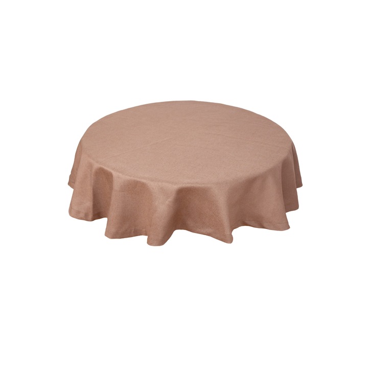 Bosphorus Decor kerek terítő, Barna, Poliészter, Mérete 120 cm