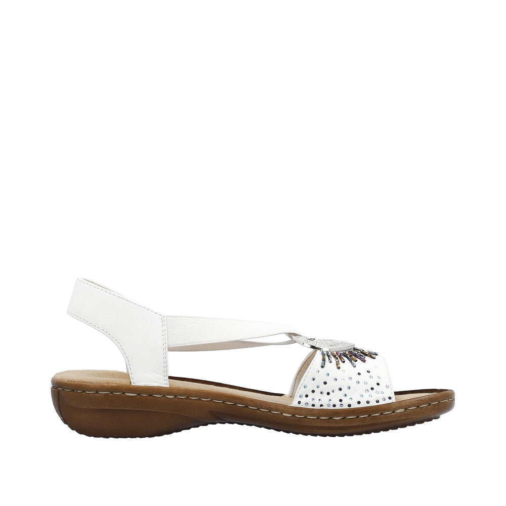 Sandale dama 60880 80 alb, Rieker, 36 EU - eMAG.ro