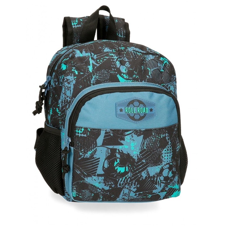 Раница за детска градина Roll Road Soccer, За момчета, Адаптивна, 23x28x10 см, Многоцветен