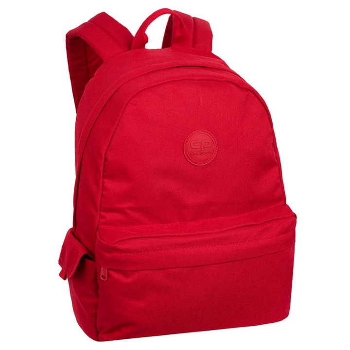 Rucsac de scoala CoolPack, Sonic rpet RED, 32 x 43 x 18 cm, Rosu