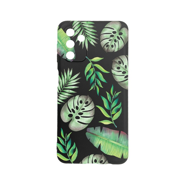 Husa BestCase® Slim SIlicon 0.8MM, Съвместим със Samsung Galaxy A25, Тропически, Защита за камерата, Устойчив на износване, c-B 150