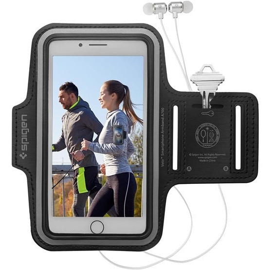 Husa de Telefon pentru Alergare, max 6.9 - Spigen Dynamic Shield - Black"