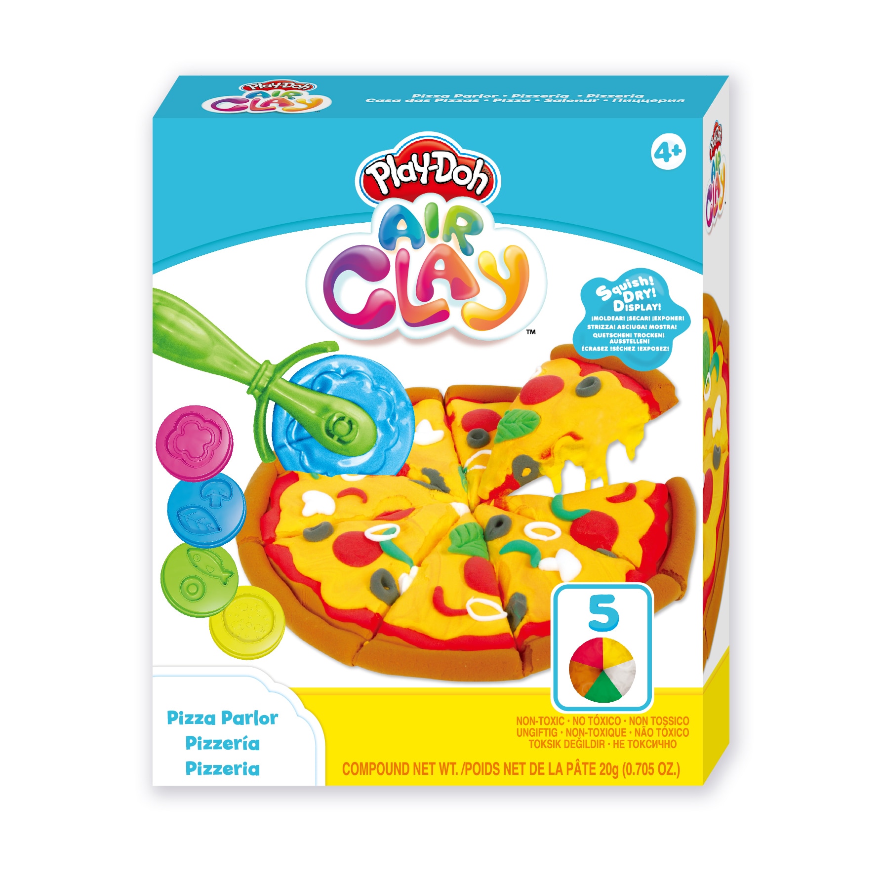 Plasticine Pizza Pizza De Plastilina Set Play-Doh Air Clay Pizza