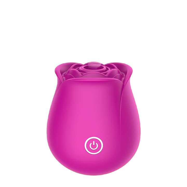 Vibrátor és stimulátor G-pont támogatással, szilikon, vízálló, USB mágneses töltés, rózsaszín, 6,2 cm