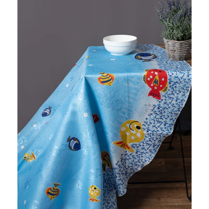 Fata de masa Silk Fashion, model pesti, 90x90cm