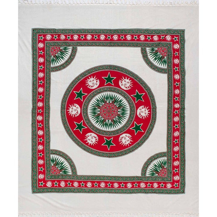 Prosop Silk Fashion, Bumbac, 220x240 cm, Multicolor