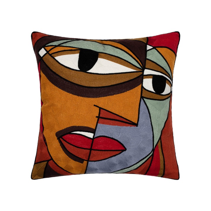 Fata de perna, Silk Fashion, Bumbac, 45x45cm, Multicolor