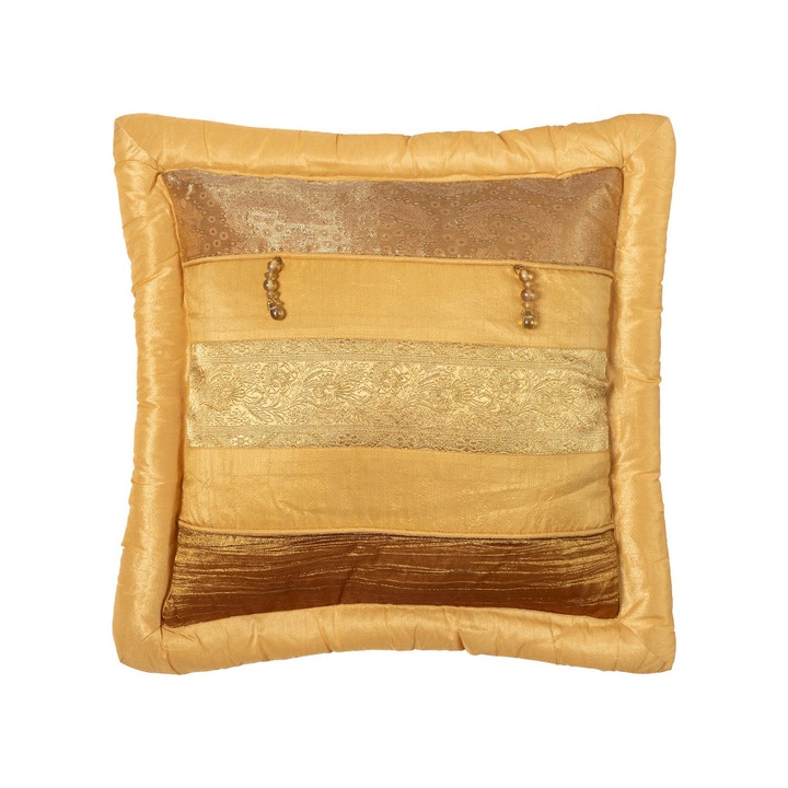 Fata de perna, Silk Fashion, Satin, Auriu