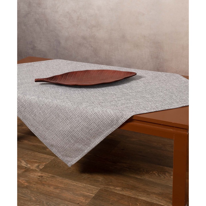 Fata de masa Silk Fashion, 135x135cm, Gri