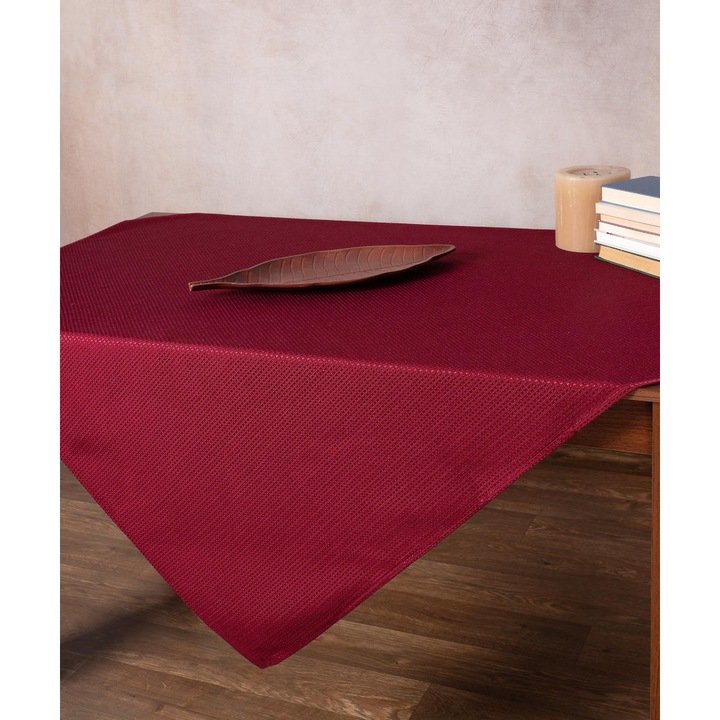 Fata de masa, Silk Fashion,150cm x 210cm, Visiniu