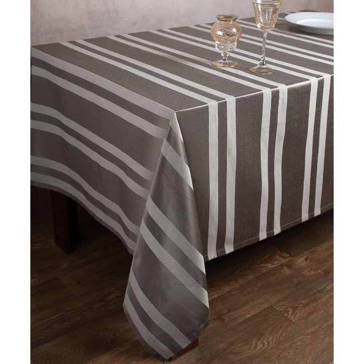 Fata de masa, Silk Fashion, 150cm x 230cm, Gri