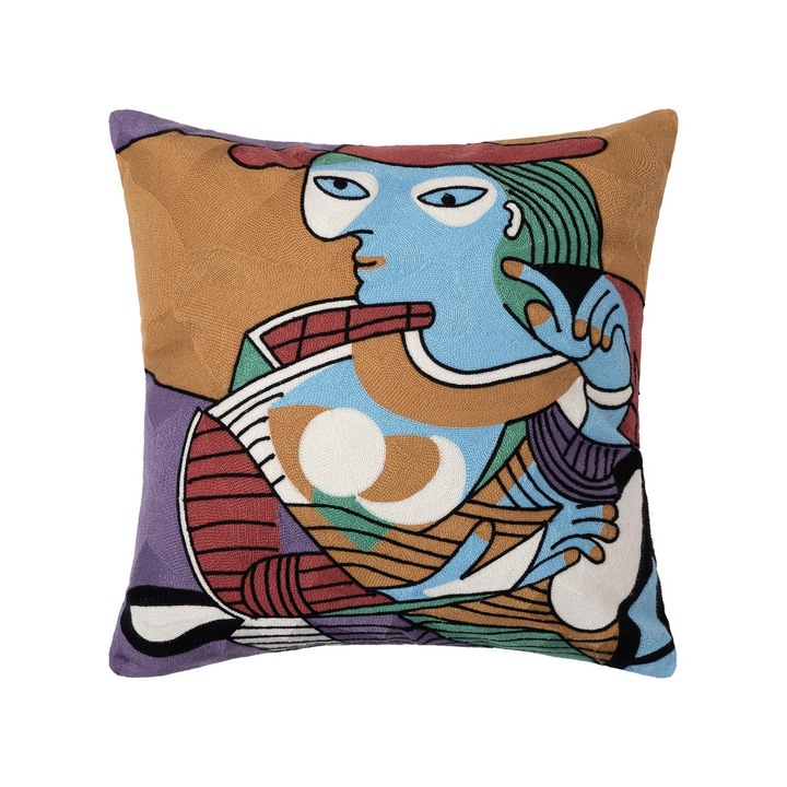 Fata de perna Silk Fashion, 45x45cm, multicolor