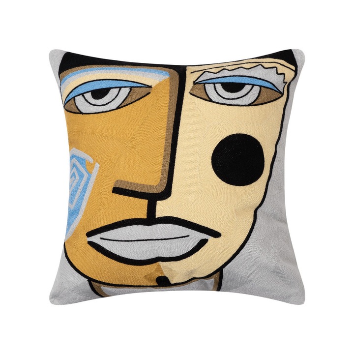 Fata de perna Silk Fashion, 45x45cm, multicolor