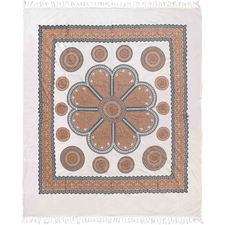 Prosop de baie, Silk Fashion, bumbac, 220 x 240 cm, multicolor