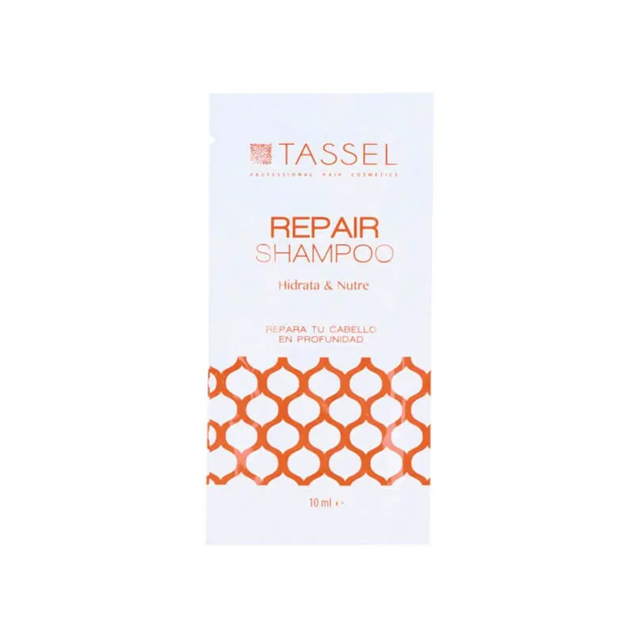 Sampon reparare par Tassel Repair, cu keratina si proteine, pentru par degradat - 10 ml