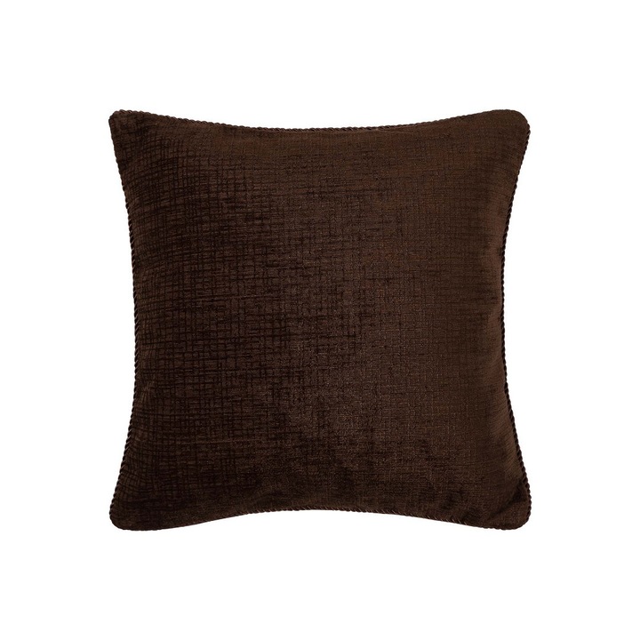 Fata de perna, Silk Fashion, Bumbac, Maro, 45x45 cm