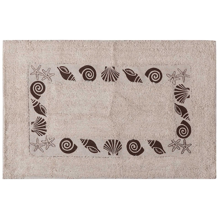 Covor Silk Fashion, bumbac, 50x80cm, cafea