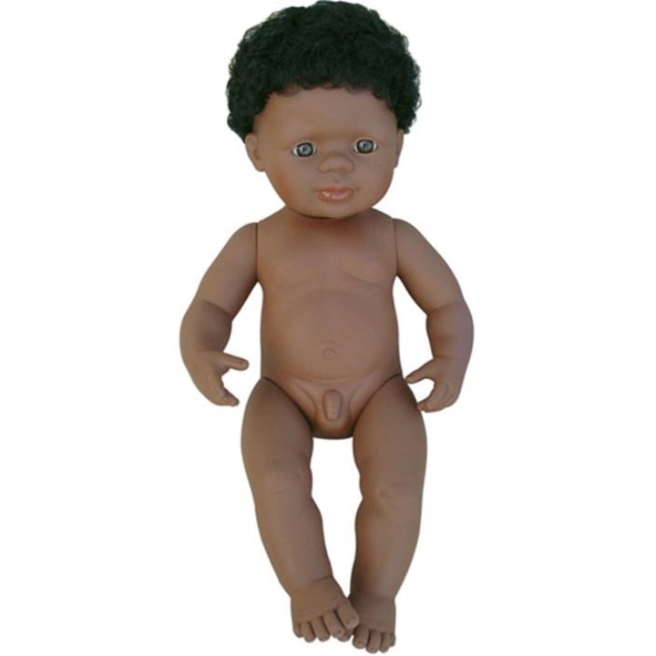 African American Boy baba 38 cm - Miniland
