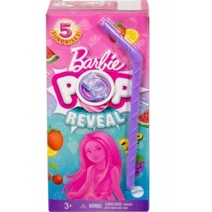 Кукла Barbie Pop Reveal Chelsea, Color Change, розов сок, 15 см