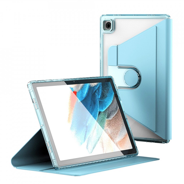 Кейс за Samsung Galaxy Tab A8 10.5 (2021) елегантен, SKYDDAR Crystal Edge 360° - Син