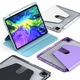Husa pentru Samsung Galaxy Tab A9 Plus eleganta, SKYDDAR Crystal Edge 360° - Bleu