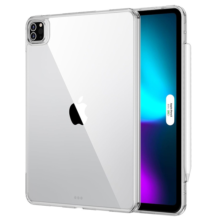 Husa pentru iPad Pro 11 2024, H470, Acrilic, TPU, Clear
