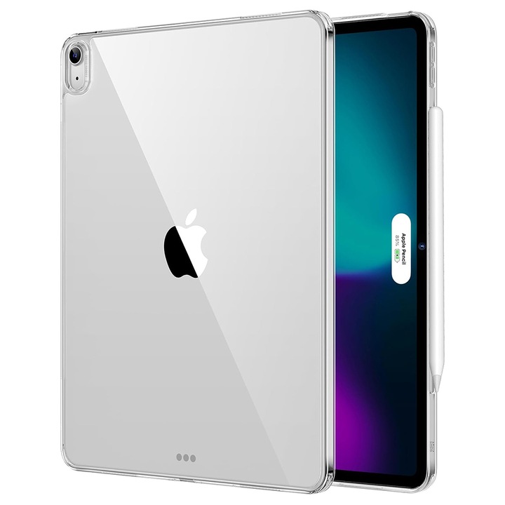 Husa pentru iPad Air 13 2024, H468, Acrilic, TPU, Clear