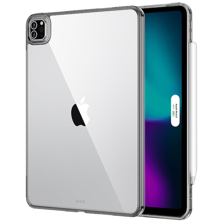 Husa pentru iPad Pro 11 2024, H471, Acrilic, TPU, Clear Black