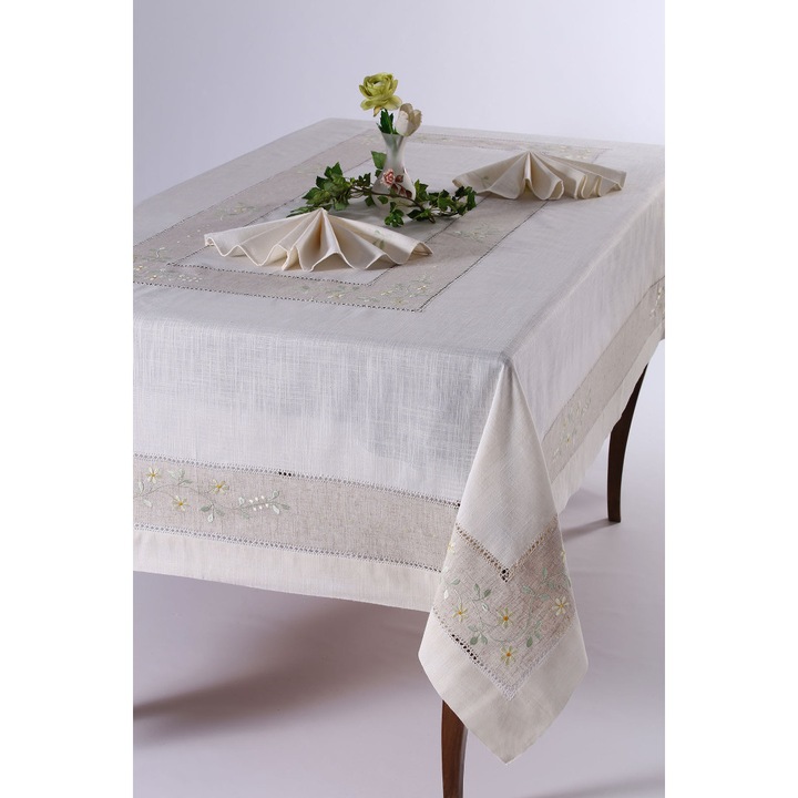 Fata de masa, Silk Fashion, multicolor, 170x170 cm