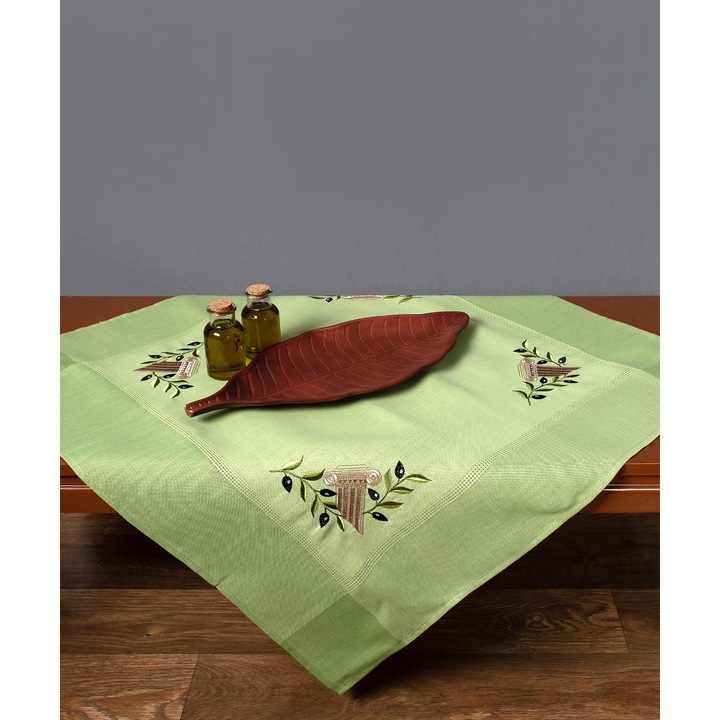 Fata de masa Silk Fashion, 160x210cm, verde